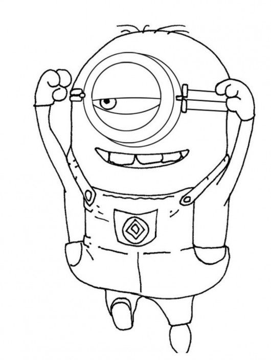 Dibujos para colorear e imprimir Minions