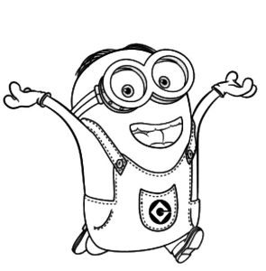 Minions coloring pages 5