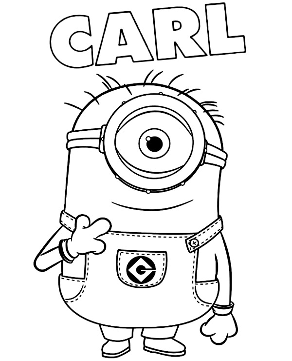 Dibujos para colorear e imprimir Minions