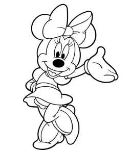 Minnie Mouse coloring pages 11