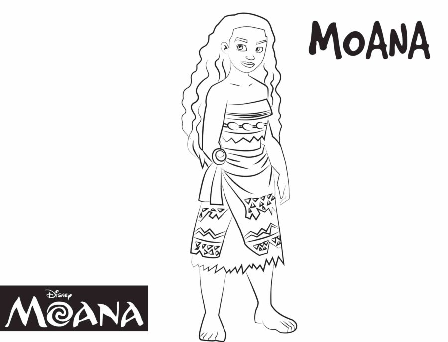 Dibujos para colorear e imprimir Moana