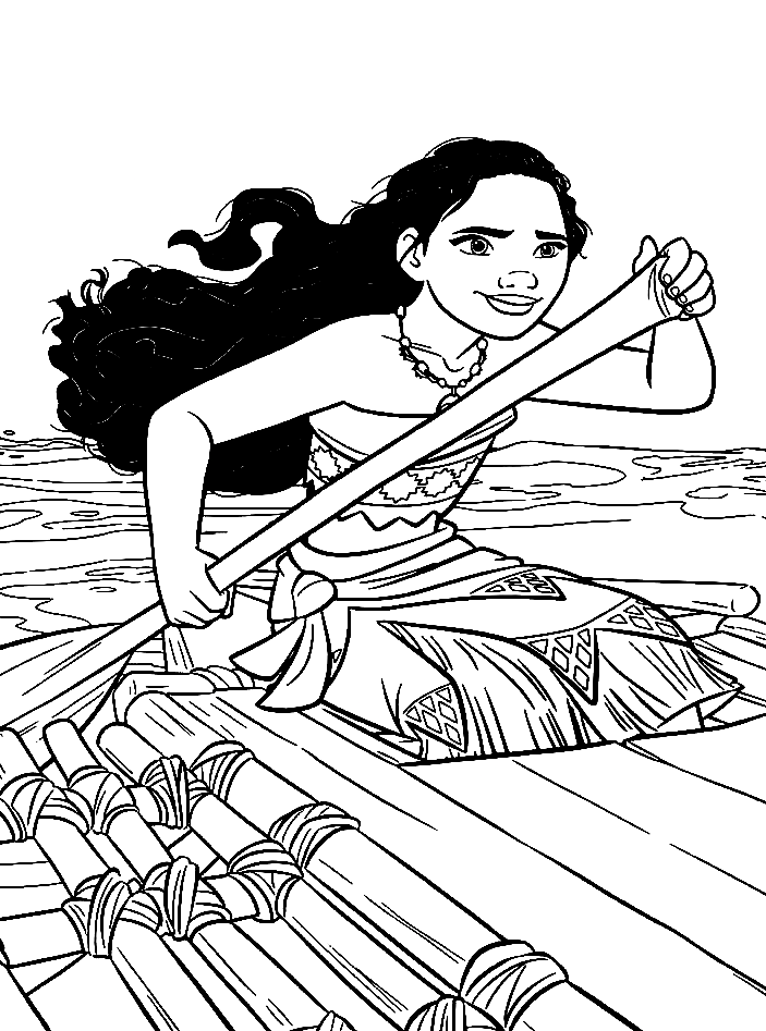 Dibujos para colorear e imprimir Moana