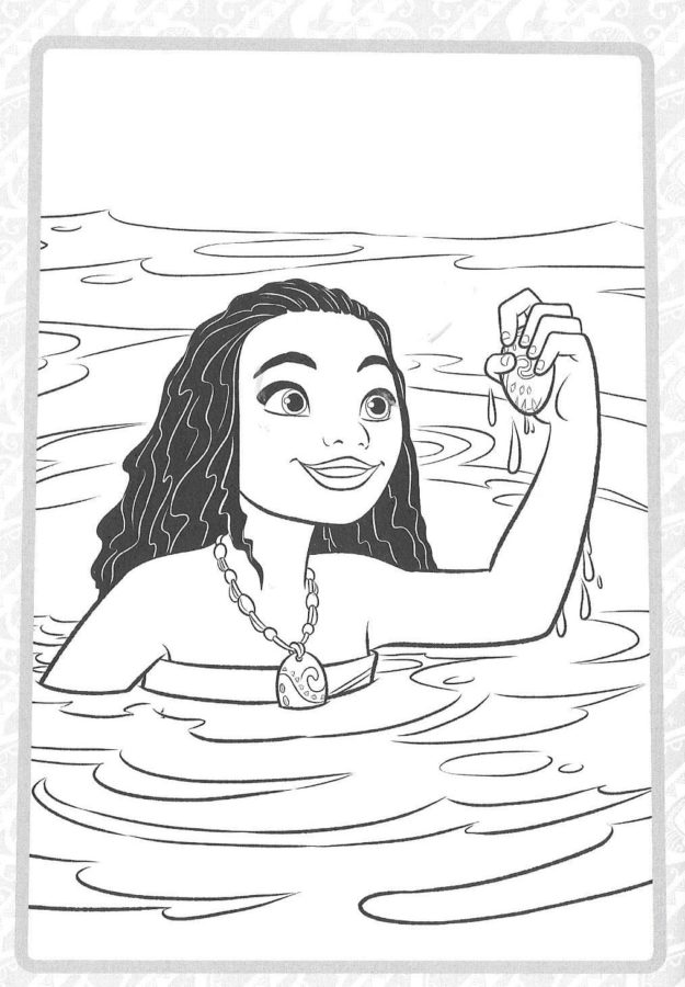 Dibujos para colorear e imprimir Moana