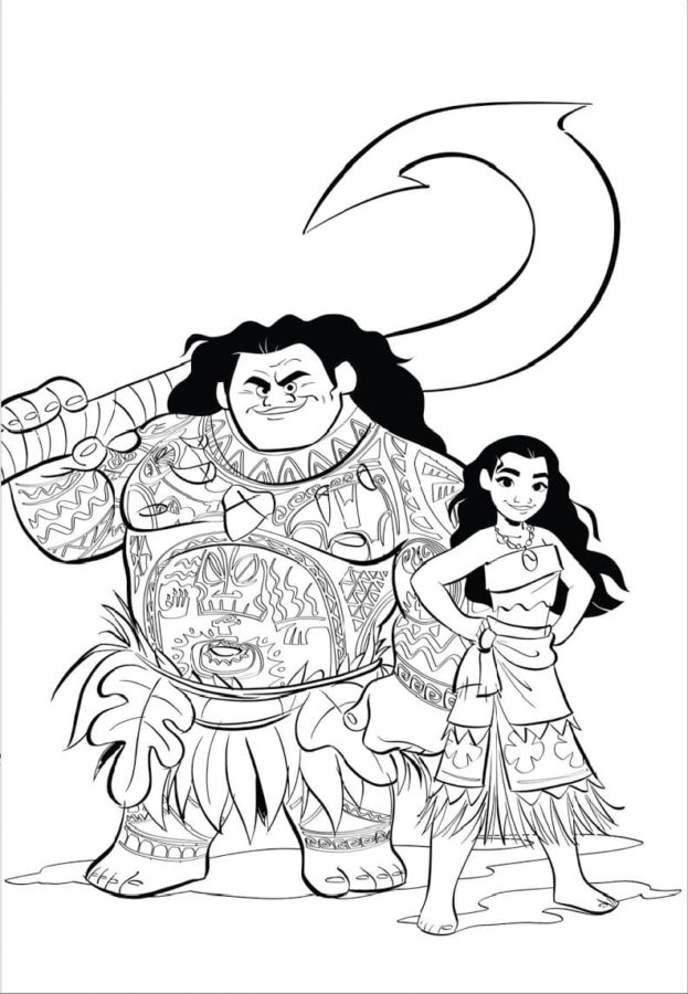 Moana coloring pages 146