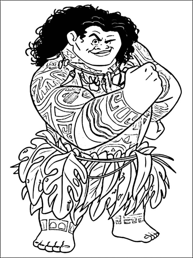 Dibujos para colorear e imprimir Moana