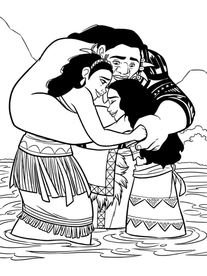 Dibujos para colorear e imprimir Moana