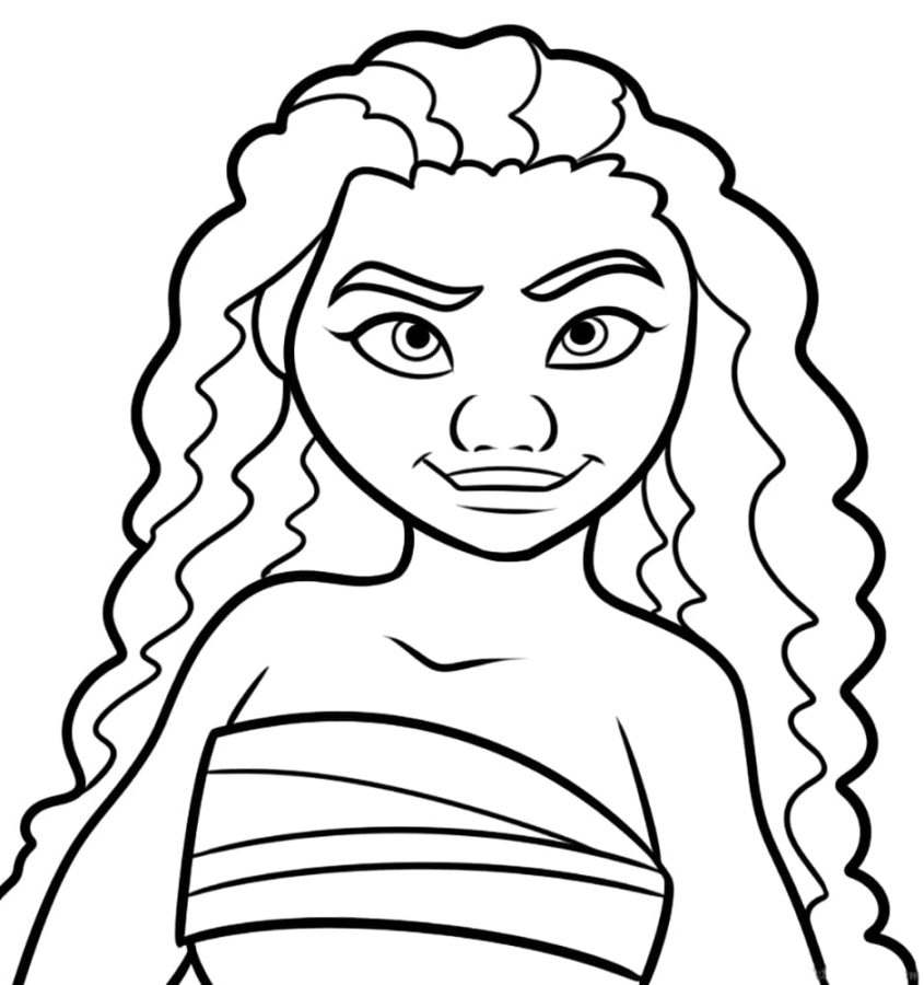 Dibujos para colorear e imprimir Moana