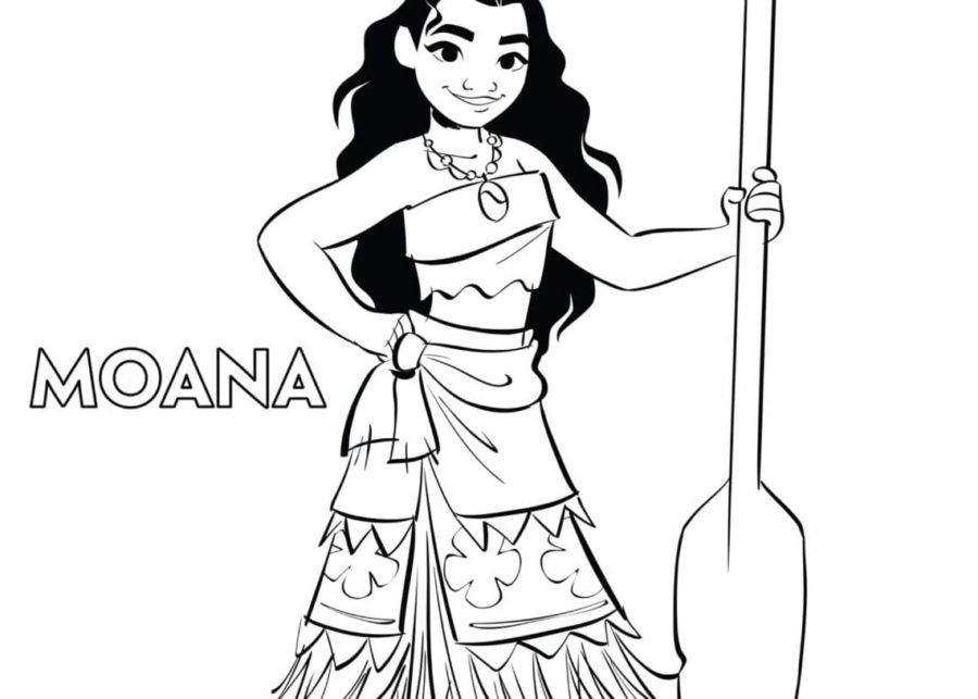 Dibujos para colorear e imprimir Moana