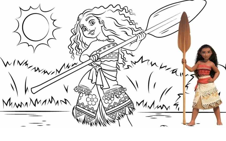 Dibujos para colorear e imprimir Moana