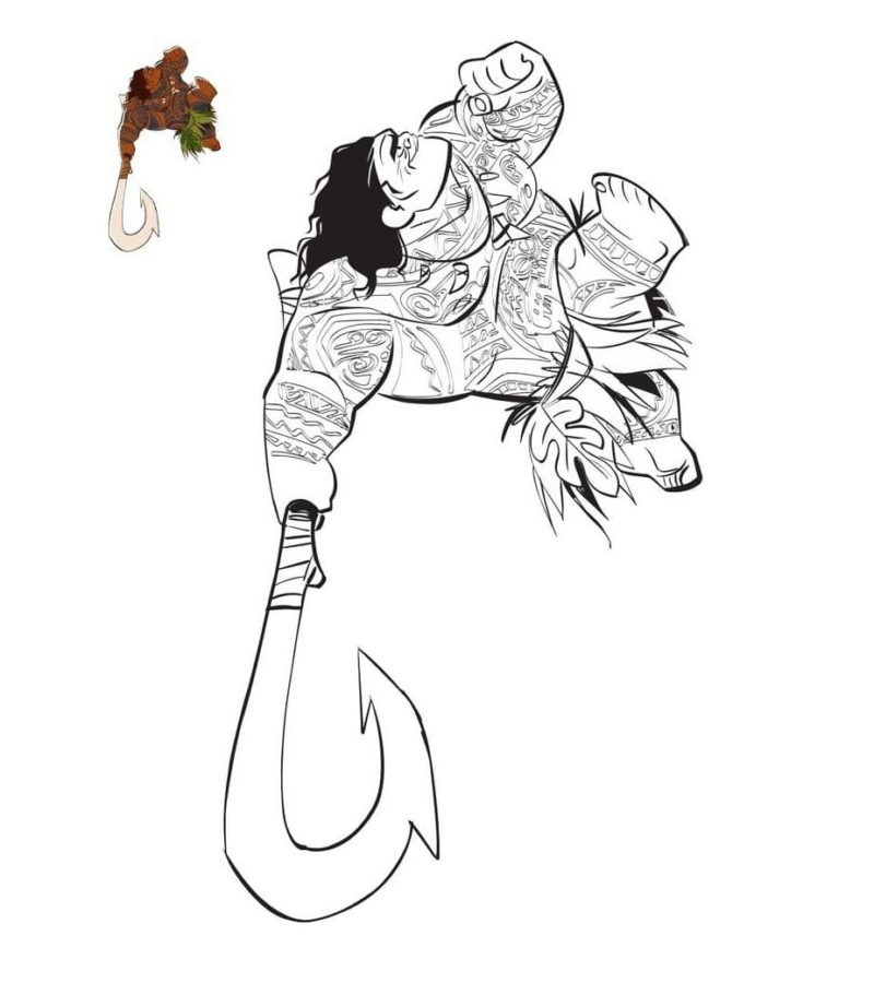 Dibujos para colorear e imprimir Moana