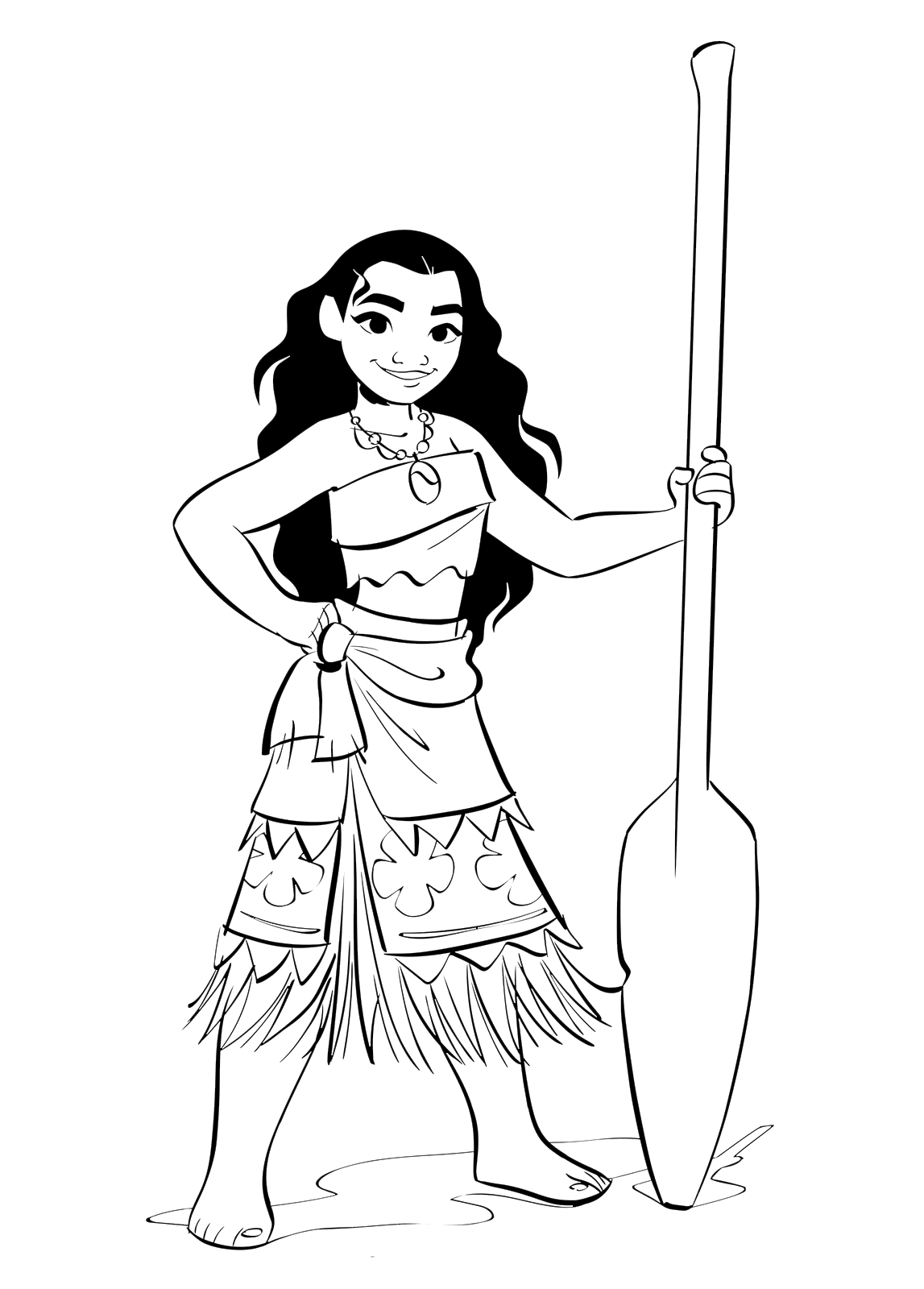 Dibujos para colorear e imprimir Moana