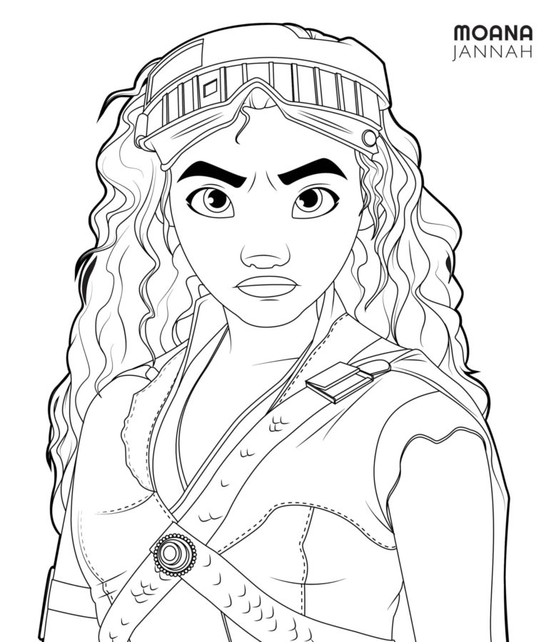 Dibujos para colorear e imprimir Moana