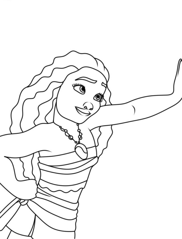 Dibujos para colorear e imprimir Moana