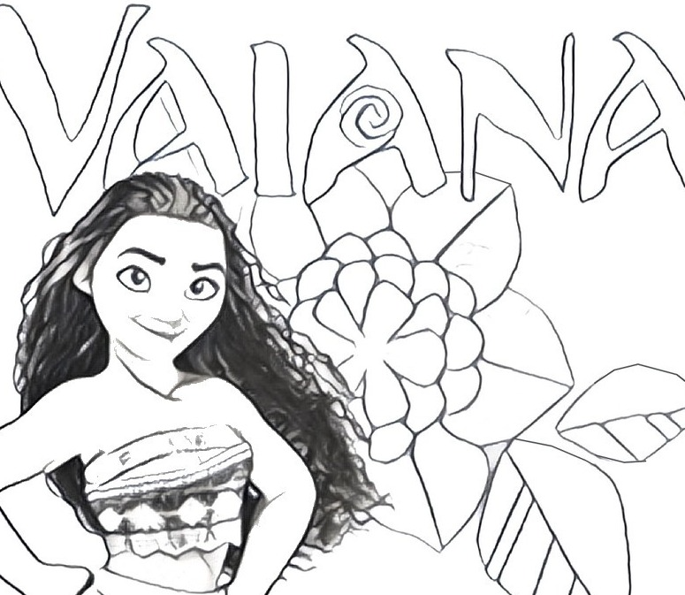 Dibujos para colorear e imprimir Moana