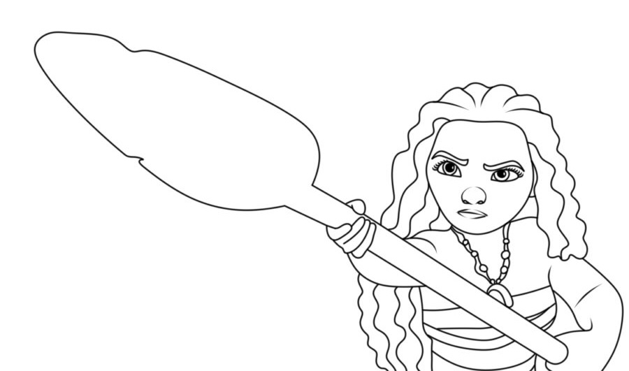 Dibujos para colorear e imprimir Moana