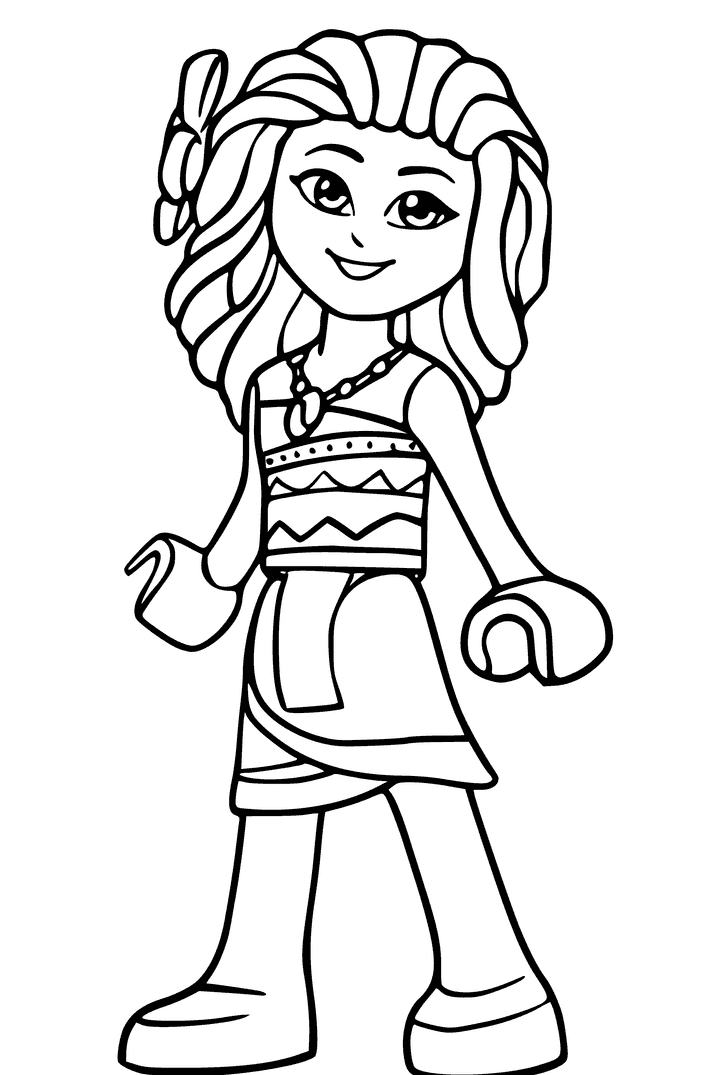 Dibujos para colorear e imprimir Moana