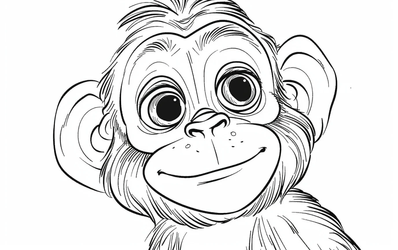 Dibujos para colorear e imprimir Monkey