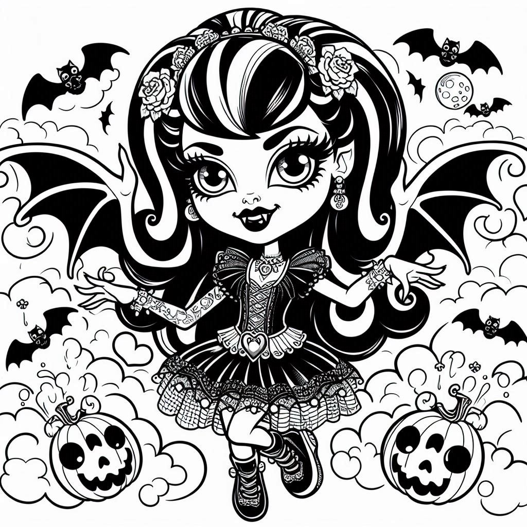 Dibujos para colorear e imprimir Monster High