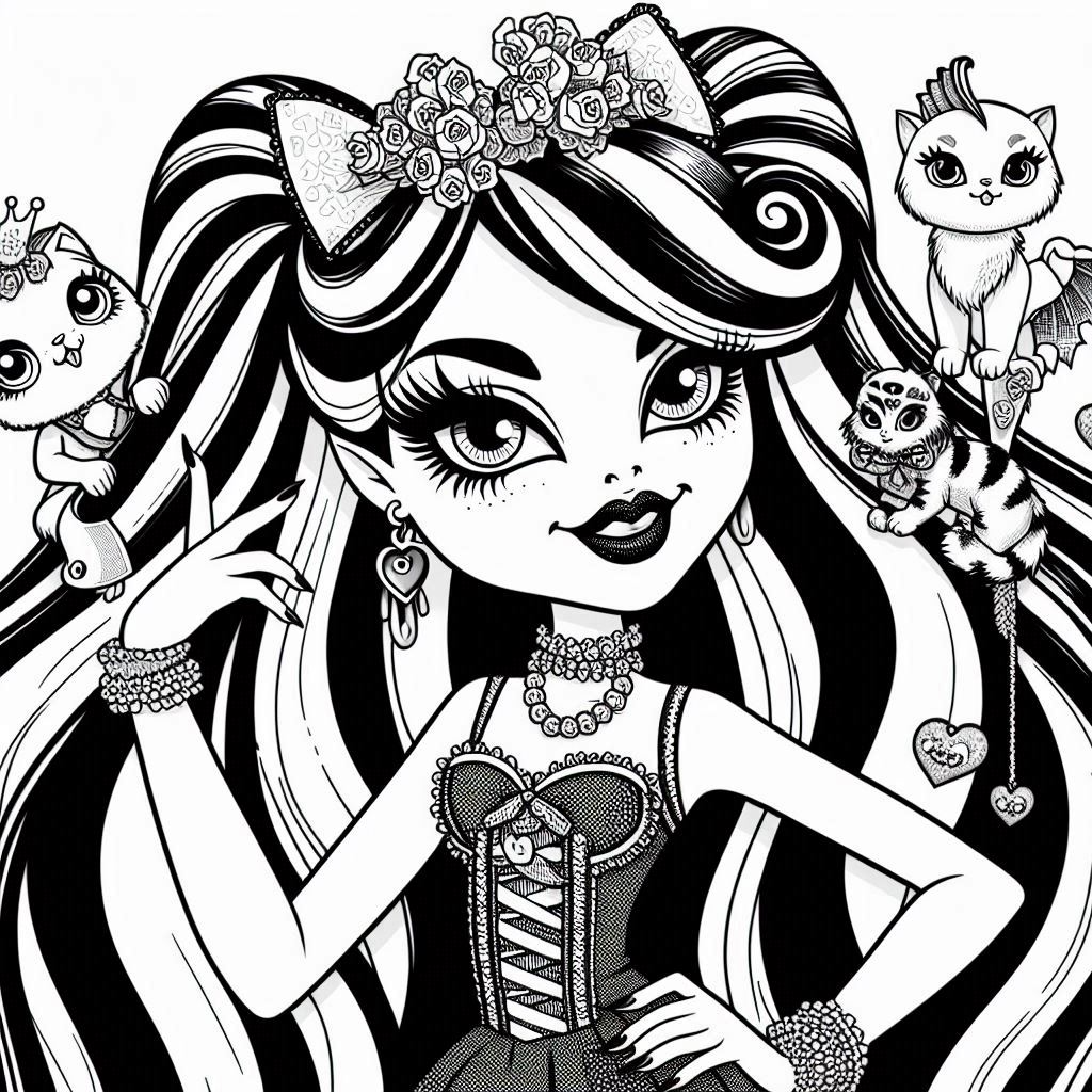 Dibujos para colorear e imprimir Monster High