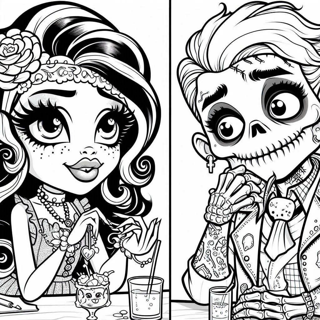 Dibujos para colorear e imprimir Monster High