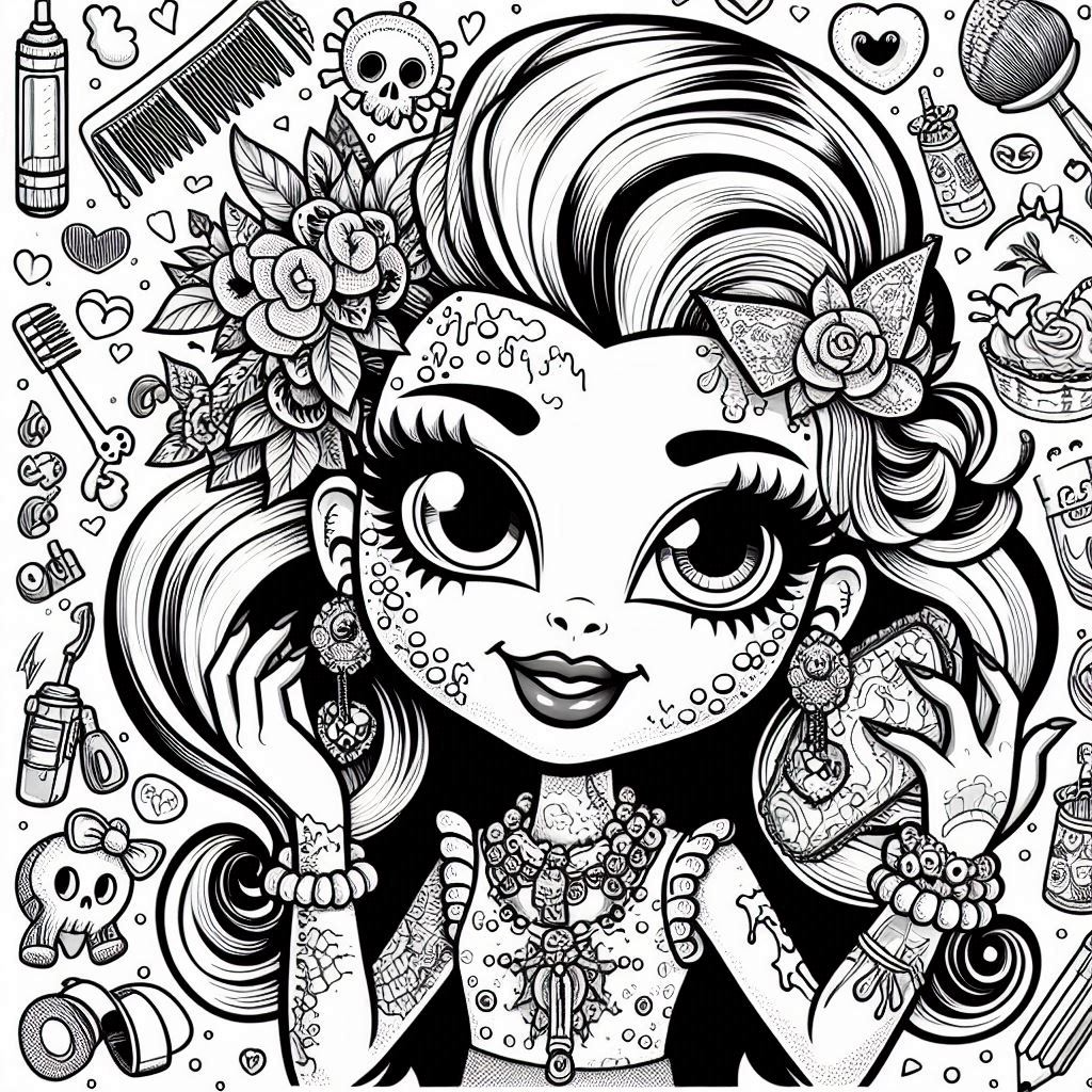 Dibujos para colorear e imprimir Monster High