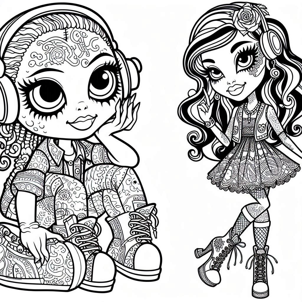 Dibujos para colorear e imprimir Monster High