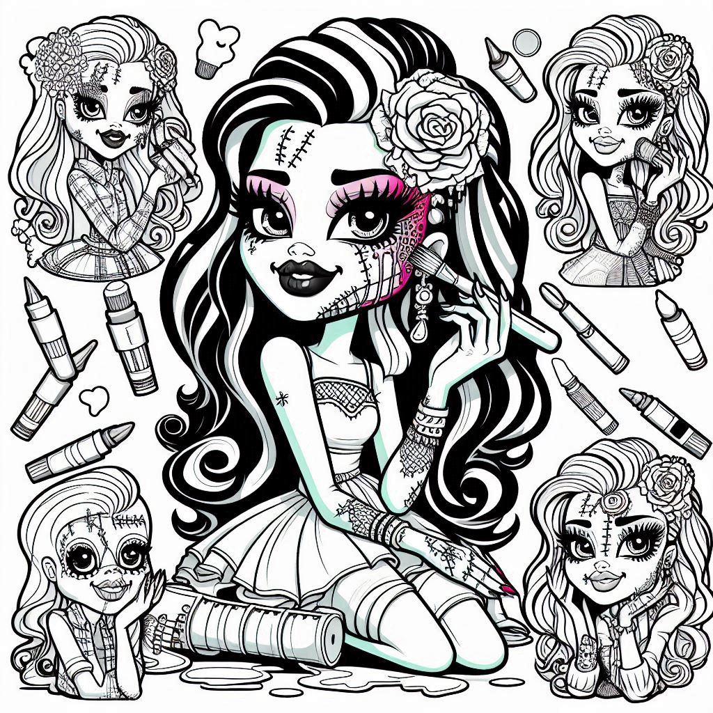 Dibujos para colorear e imprimir Monster High