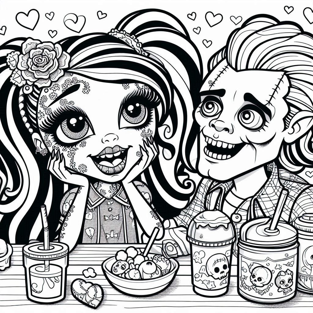 Dibujos para colorear e imprimir Monster High