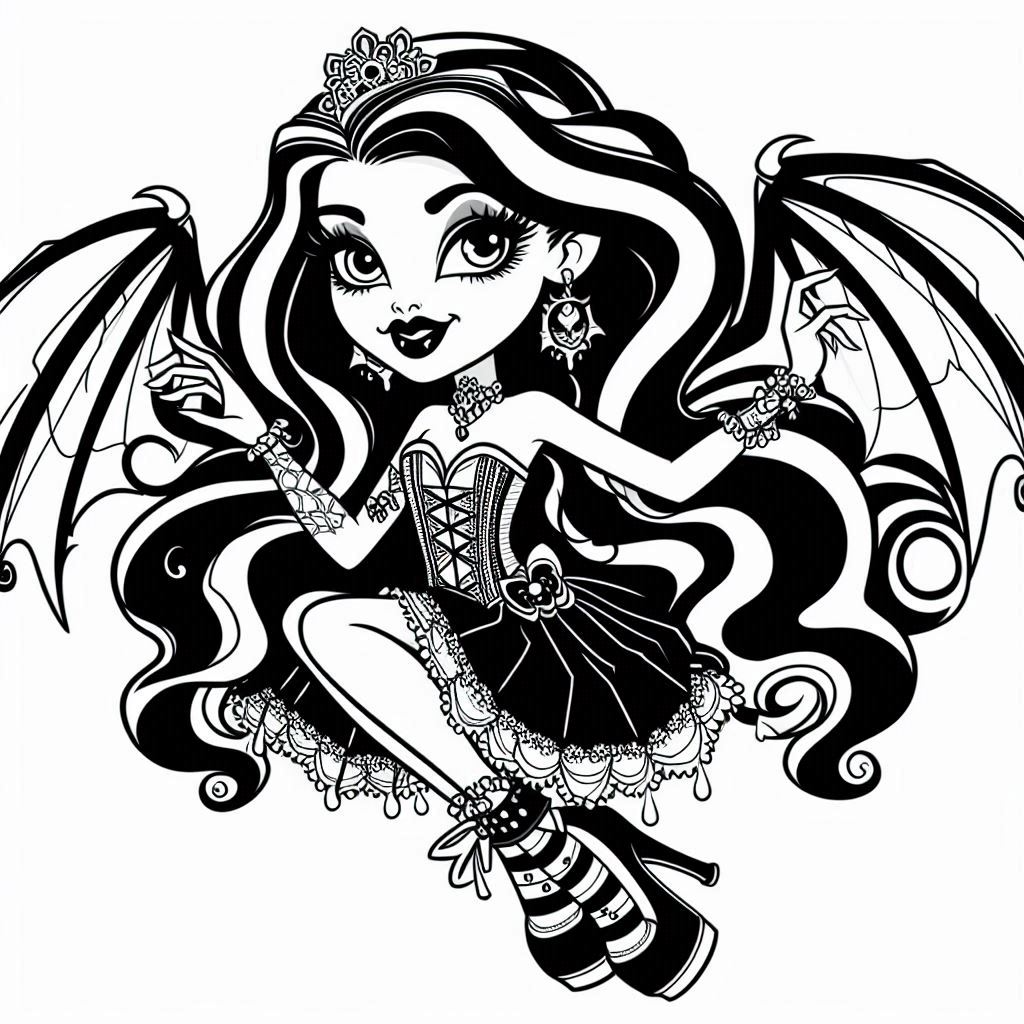 Dibujos para colorear e imprimir Monster High