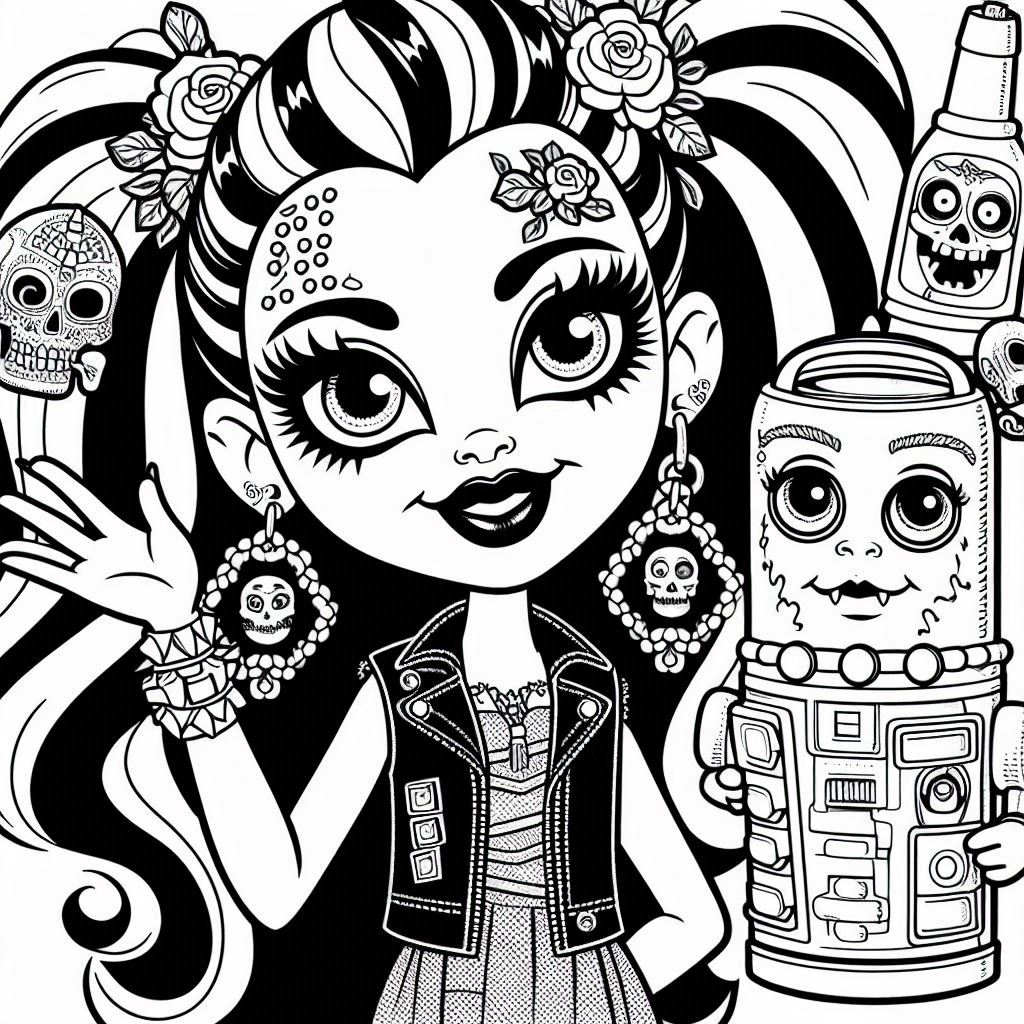 Dibujos para colorear e imprimir Monster High