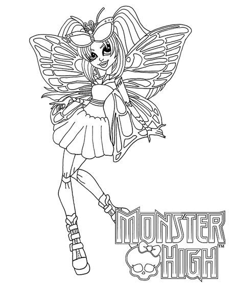 Dibujos para colorear e imprimir Monster High