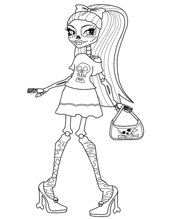 Dibujos para colorear e imprimir Monster High