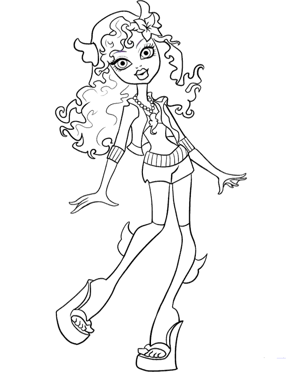 Dibujos para colorear e imprimir Monster High