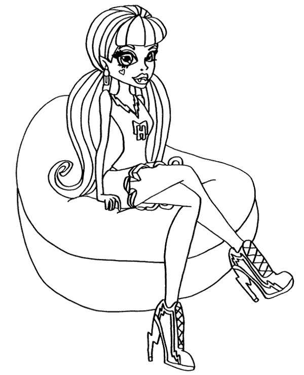 Dibujos para colorear e imprimir Monster High