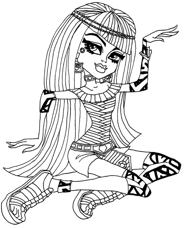 Dibujos para colorear e imprimir Monster High