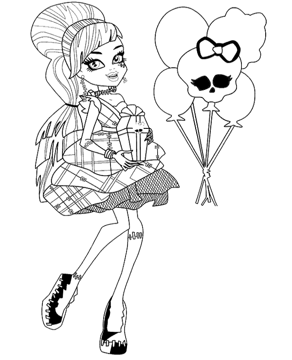 Dibujos para colorear e imprimir Monster High