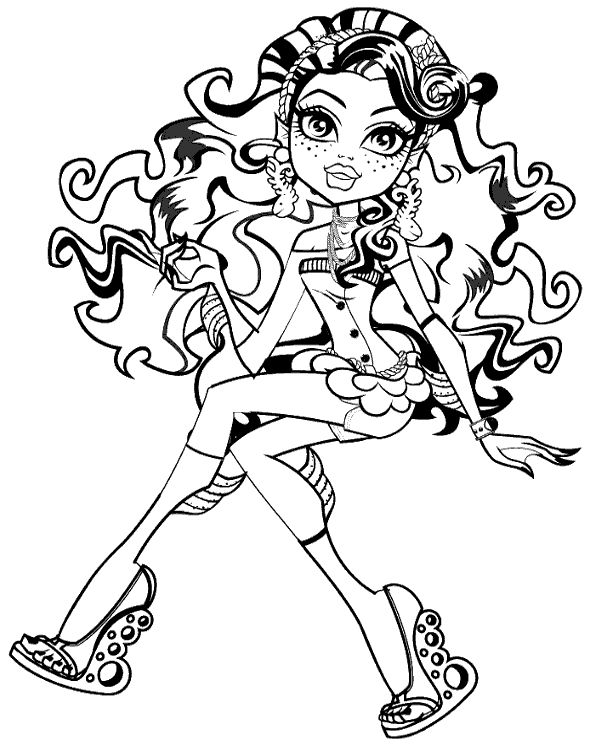 Dibujos para colorear e imprimir Monster High