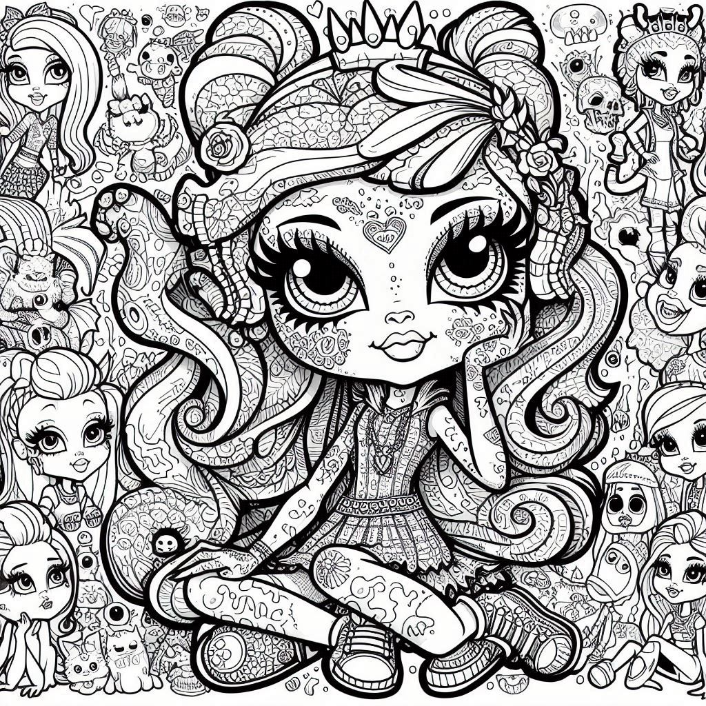 Dibujos para colorear e imprimir Monster High