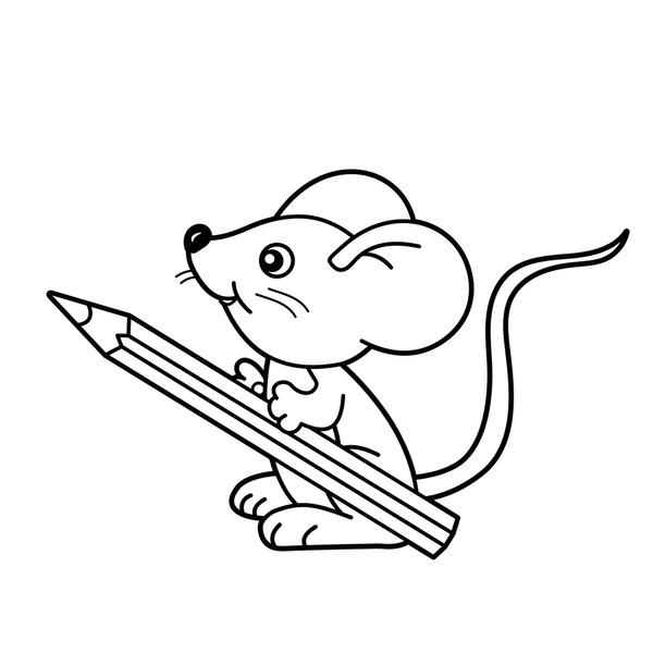 Dibujos para colorear e imprimir Mouse