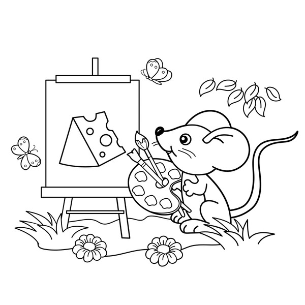 Dibujos para colorear e imprimir Mouse