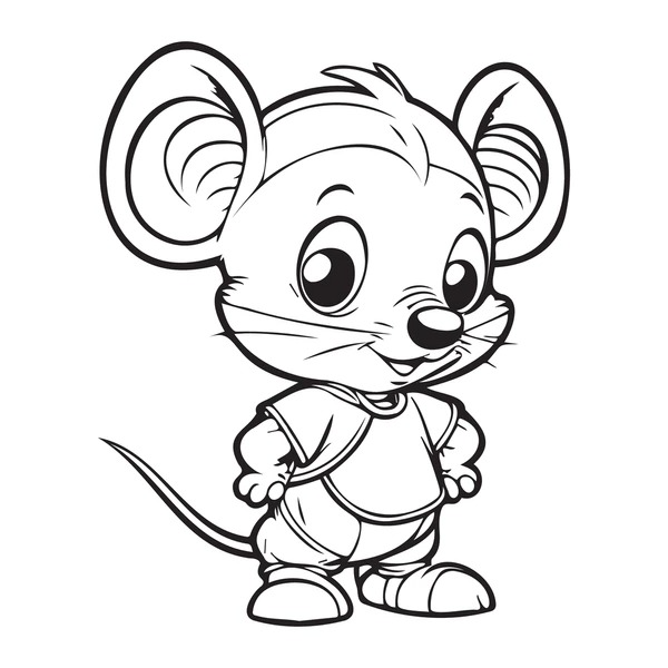 Dibujos para colorear e imprimir Mouse