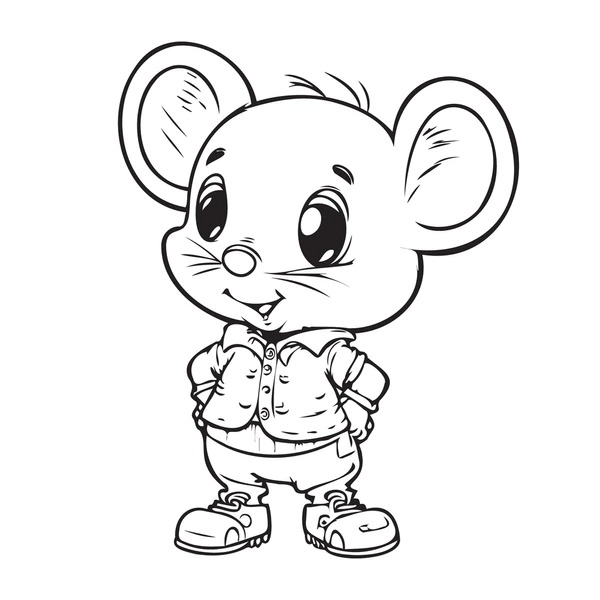 Dibujos para colorear e imprimir Mouse