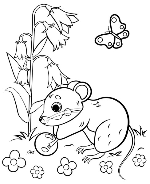 Dibujos para colorear e imprimir Mouse