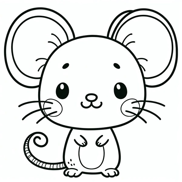 Dibujos para colorear e imprimir Mouse