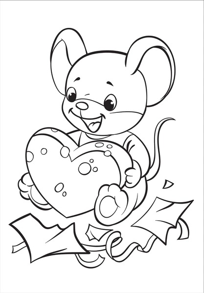 Dibujos para colorear e imprimir Mouse