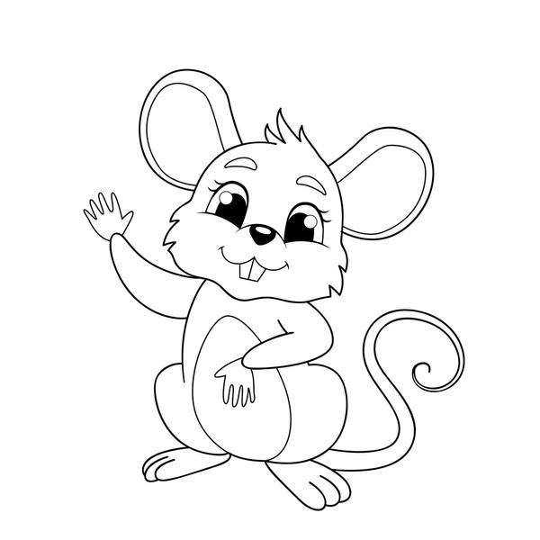 Dibujos para colorear e imprimir Mouse