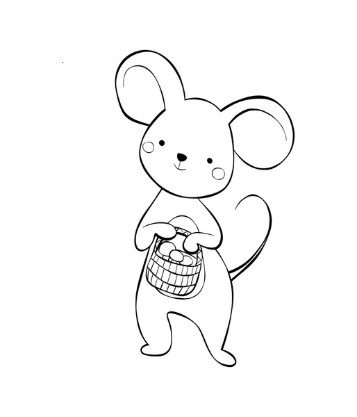 Dibujos para colorear e imprimir Mouse