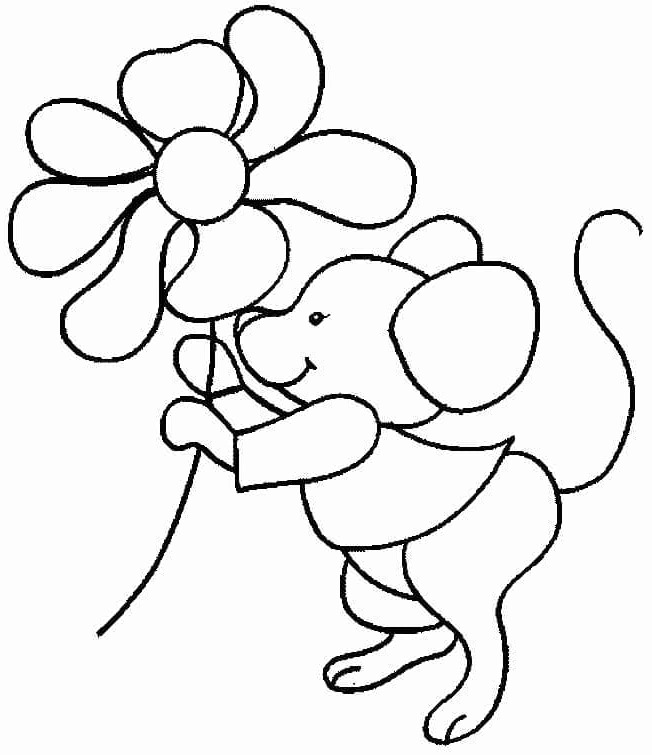 Dibujos para colorear e imprimir Mouse