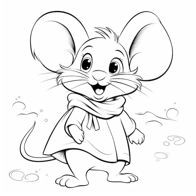 Dibujos para colorear e imprimir Mouse