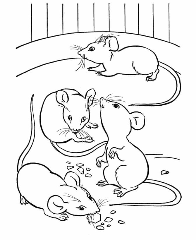 Dibujos para colorear e imprimir Mouse